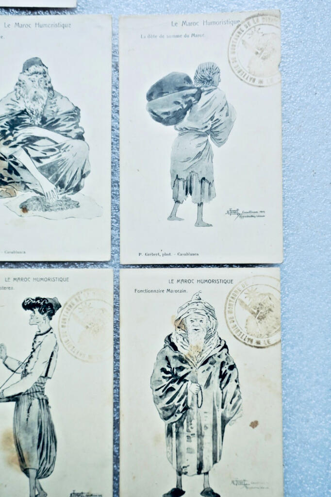 Maroc humoristique illustré par Tugot Casablanca 9 CPA