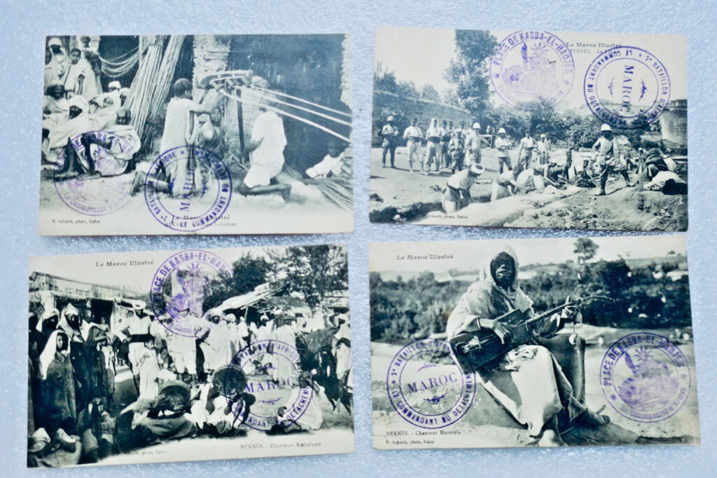 Maroc Meknès chanteurs, cordiers, lavoir 2ème BATAILLON D’AFRIQUE