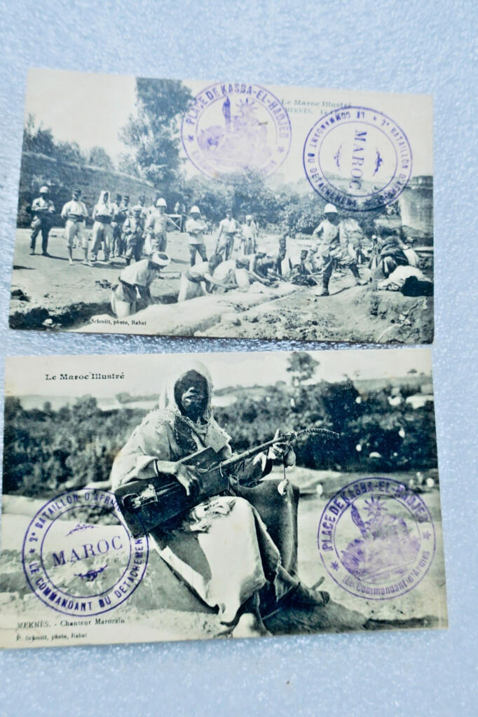 Maroc Meknès chanteurs, cordiers, lavoir 2ème BATAILLON D’AFRIQUE