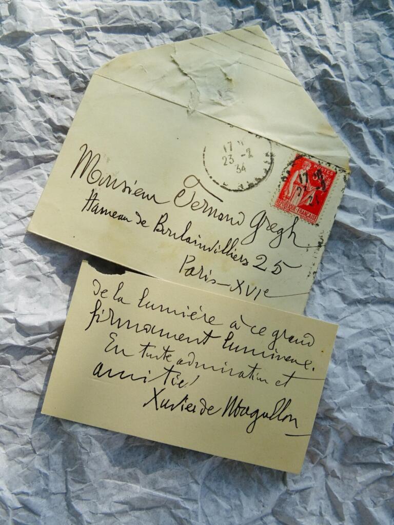 Autografierter Brief des Dichters