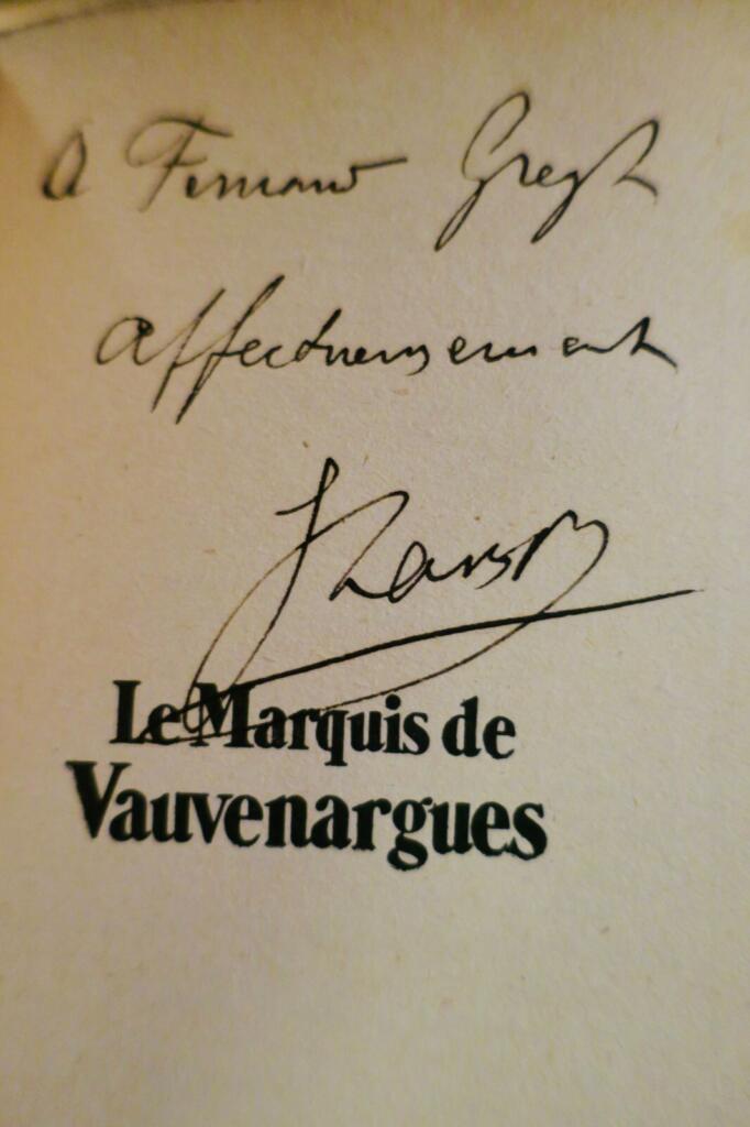 MARQUIS DE VAUVENARGUES par Lanson