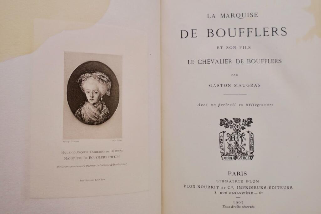 Die Marquise de Boufflers und ihr Sohn