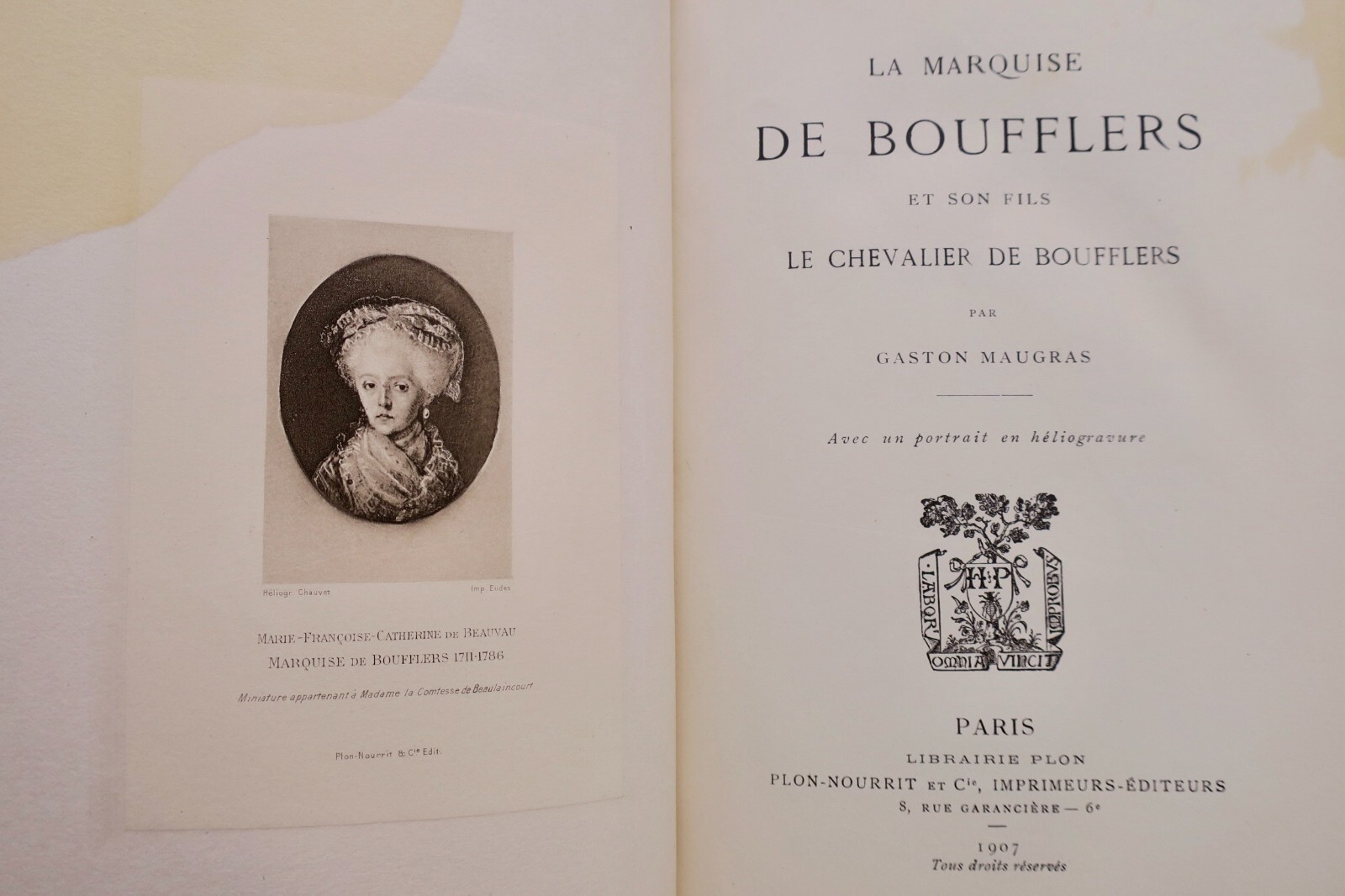 Marquise de Boufflers et son fils, le chevalier de Boufflers 1907 – Image 6