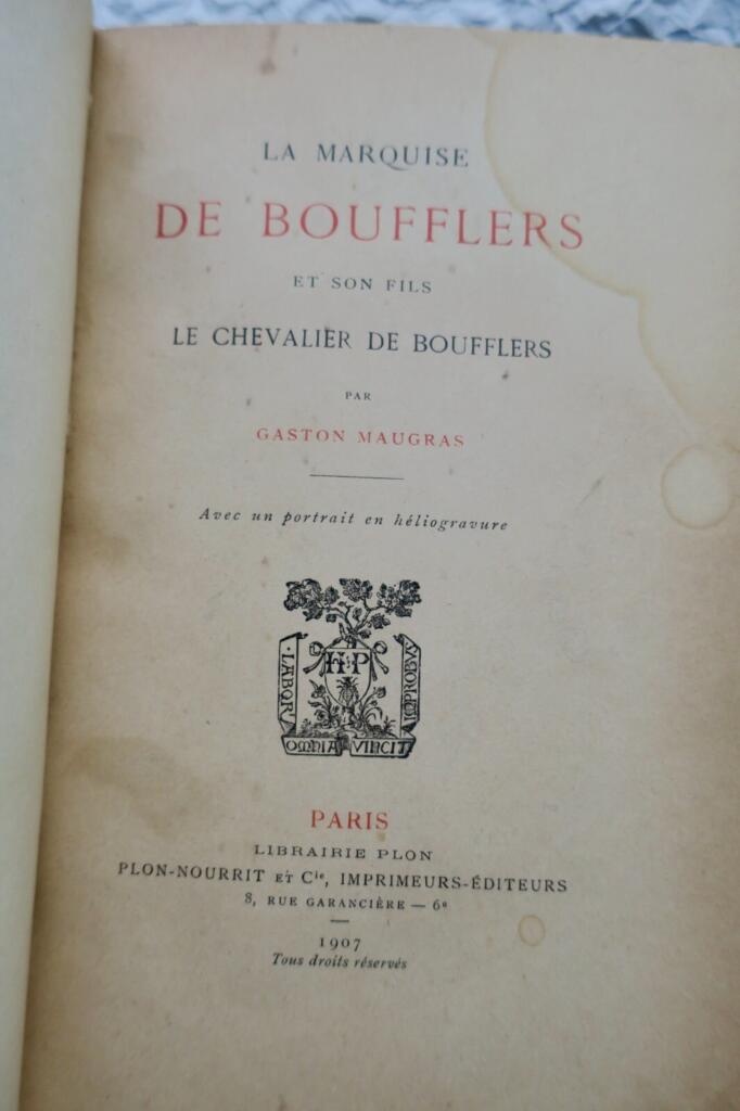 Die Marquise de Boufflers und ihr Sohn