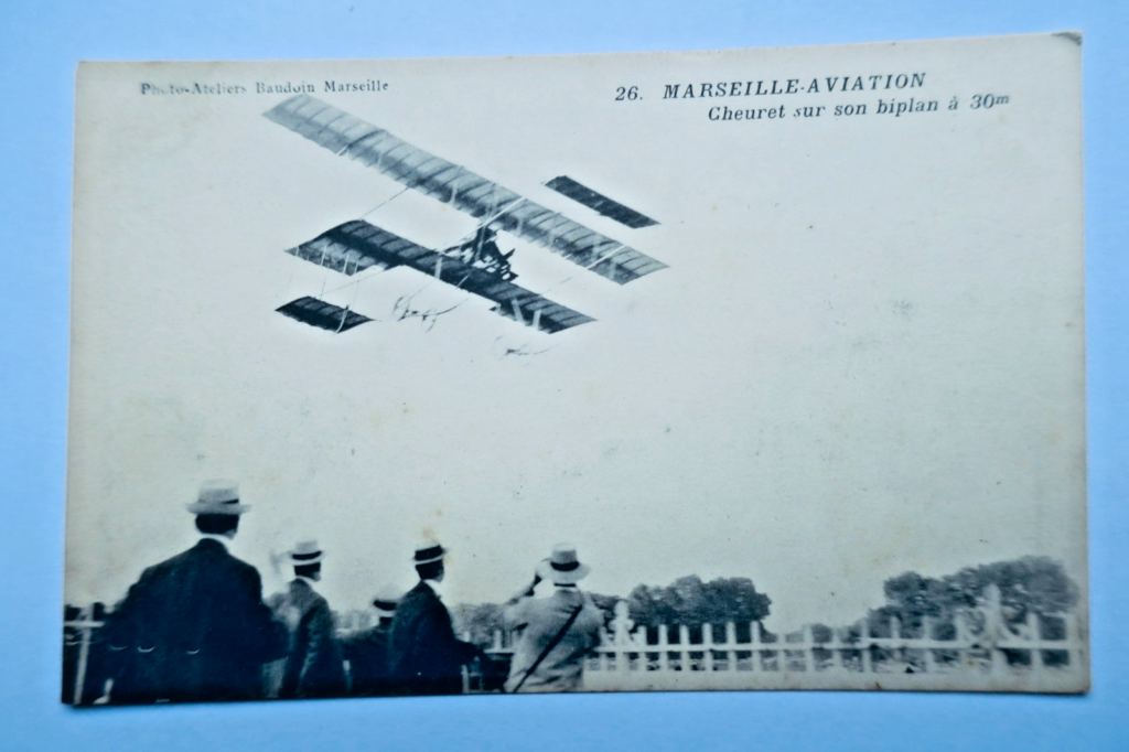 Chéret's Aviation: Marseille Biplane Flight