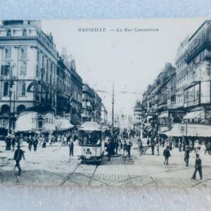 MARSEILLE rue Cannebière septembre 1914
