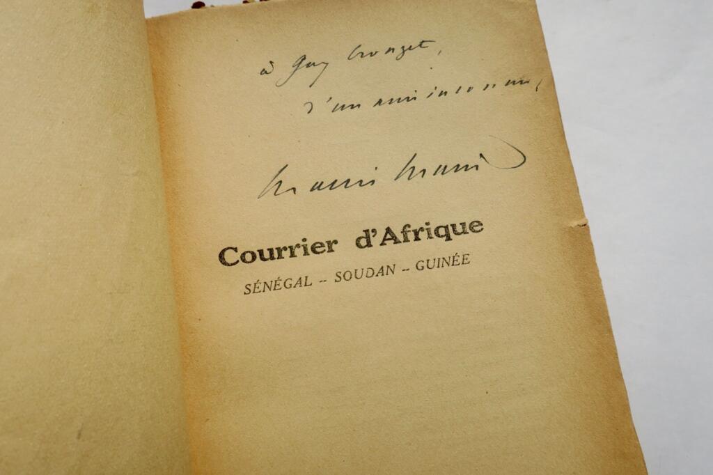 MARTIN DU GARD COURRIER D AFRIQUE- SENEGAL- SOUDAN- GUINEE + dédicace