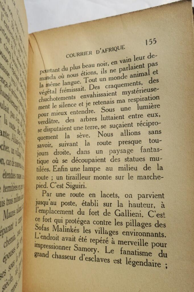 MARTIN DU GARD COURRIER D AFRIQUE- SENEGAL- SOUDAN- GUINEE + dédicace