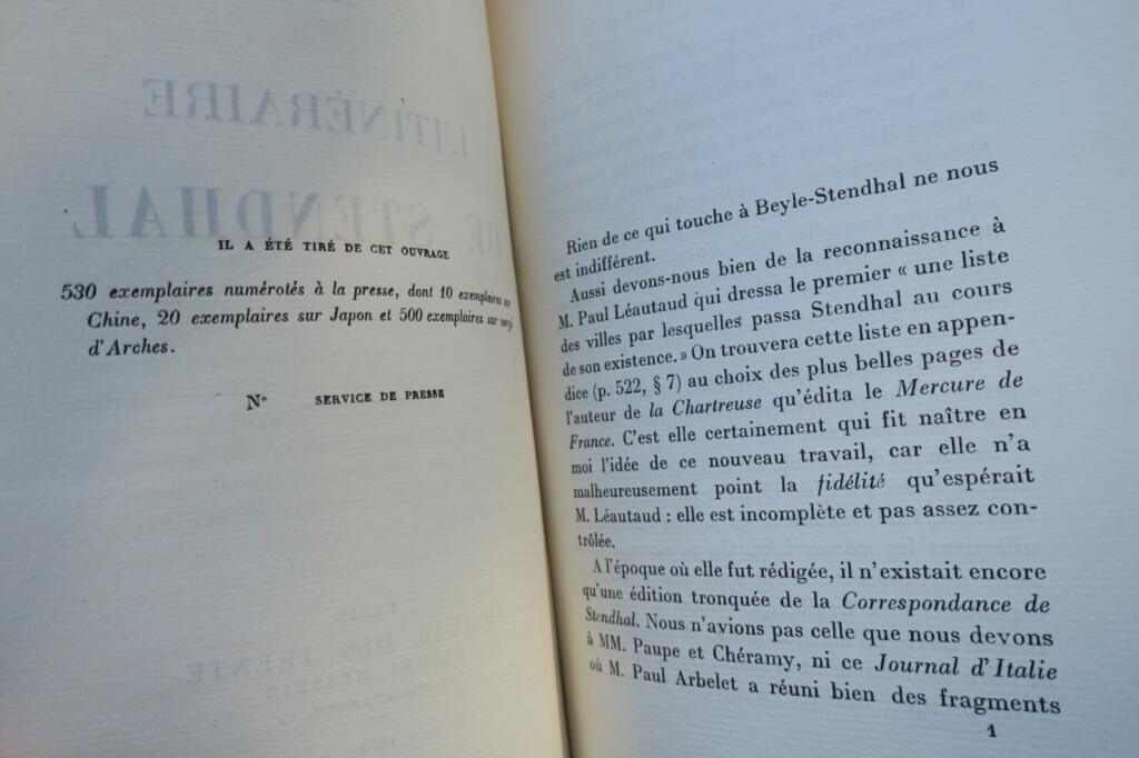 Stendhals literarische Reise