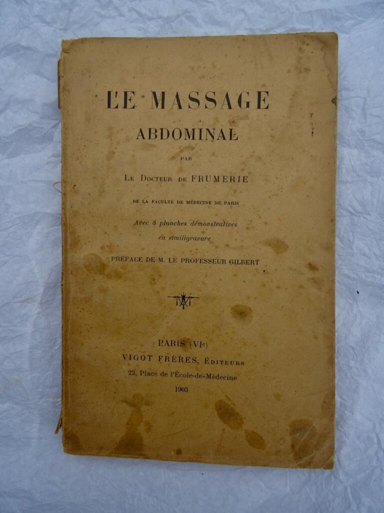 Rare 1903 work on abdominal massage