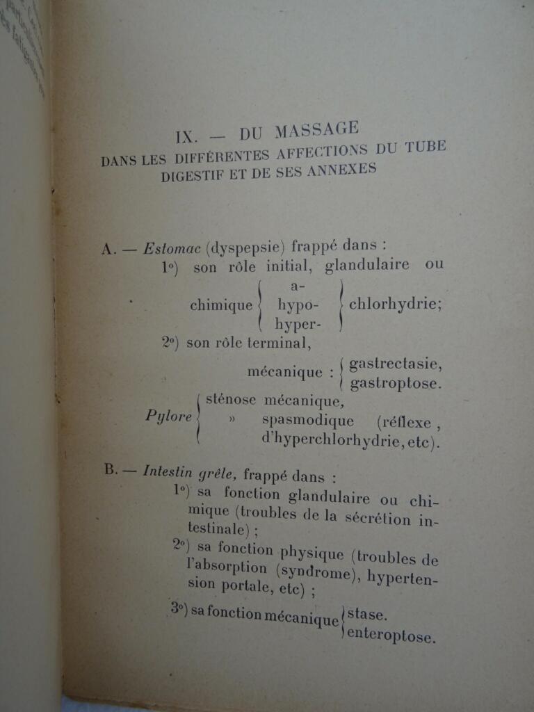 Rare 1903 work on abdominal massage
