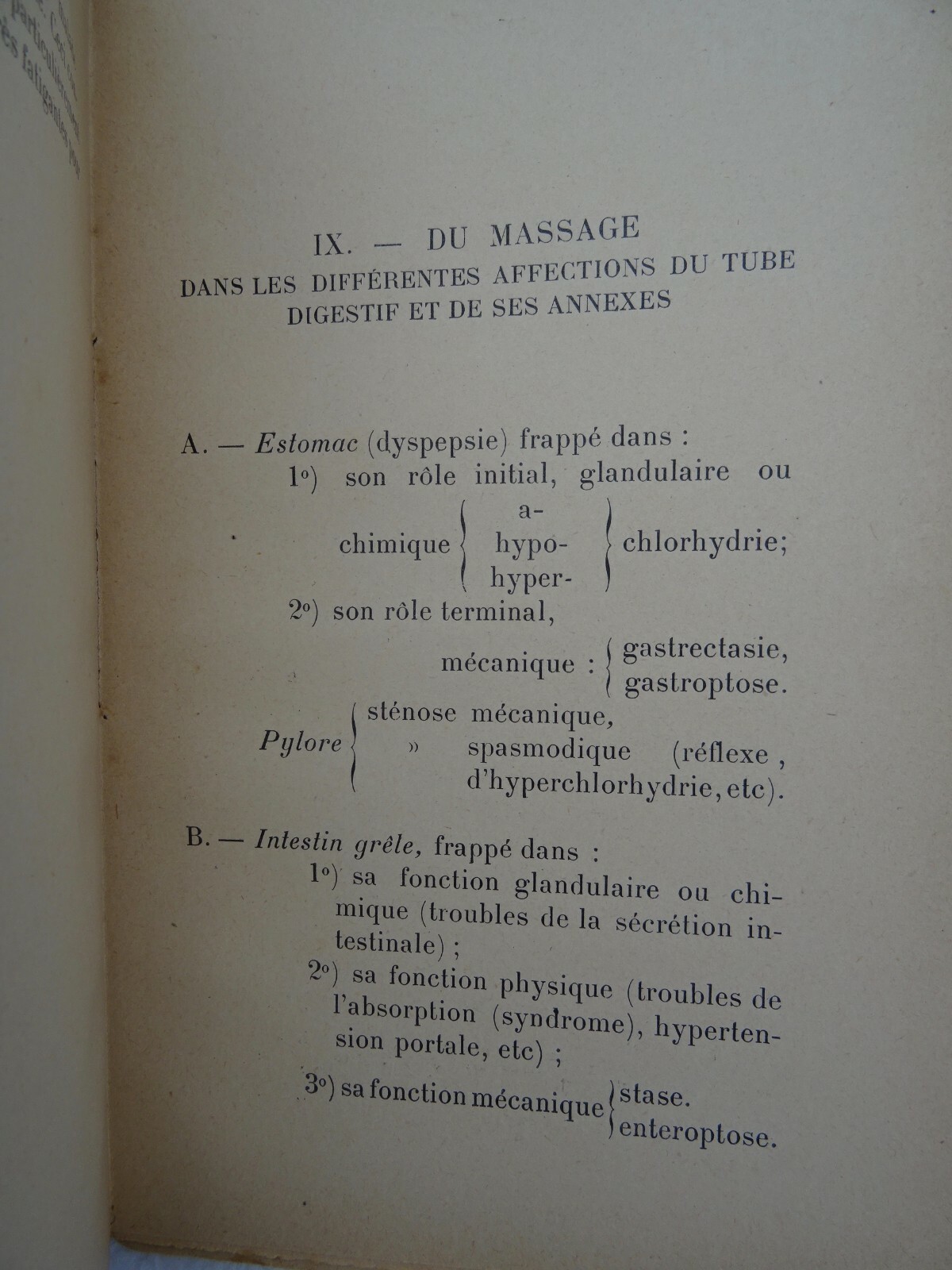 Seltene Arbeit über Bauchmassage von 1903<span class="lla-card-orig-wrap"><span class="lla-card-orig">❦ massage abdominal 1903</span></span> - La Librairie Antique