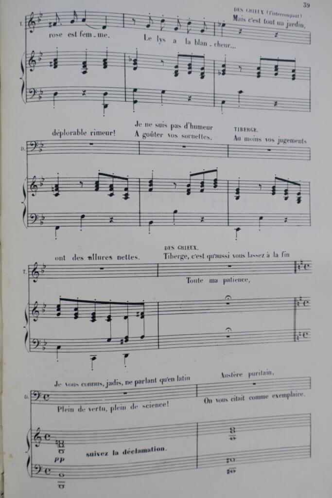 MASSENET J. MANON + LE PORTRAIT DE MANON – PIANO ET CHANT
