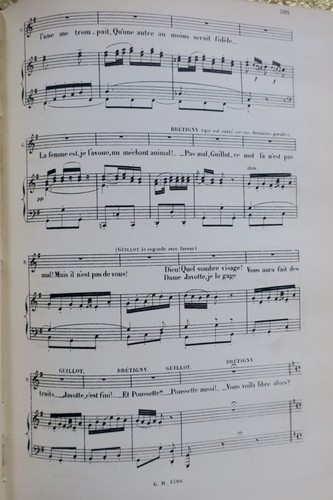 Two comic operas for piano and voice
