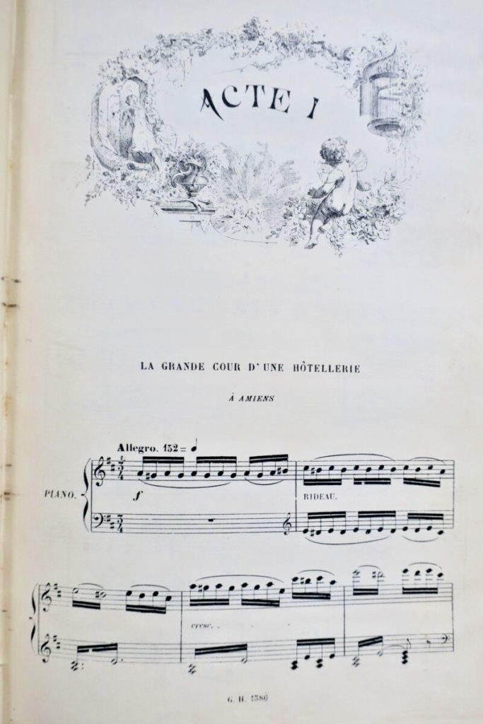 Two comic operas for piano and voice