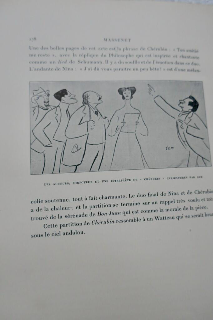 Massenet. L&rsquo; Homme . Le Musicien. Illustrations et Documents Carteret 1908