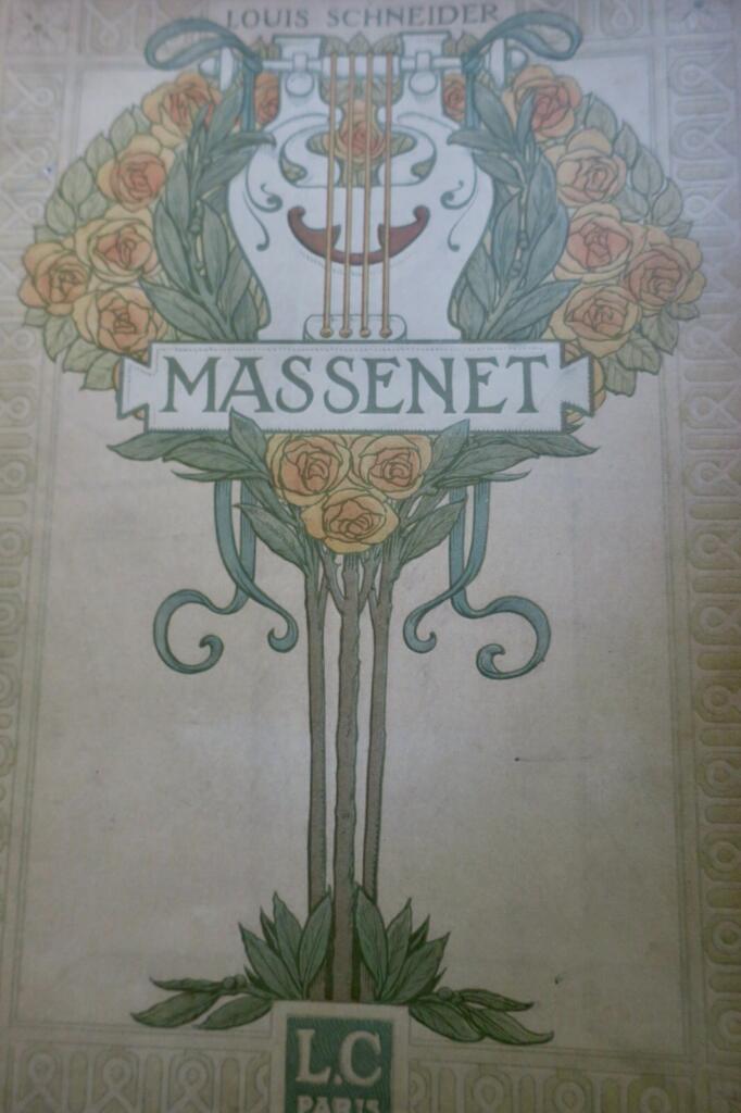 Massenet. L&rsquo; Homme . Le Musicien. Illustrations et Documents Carteret 1908