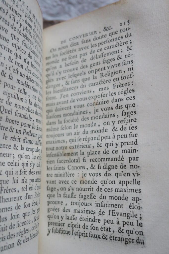 MASSILLON SENTIMENS D’UNE AME TOUCHEE DE DIEU TIRES DES PSEAUMES DE DAVID…1747