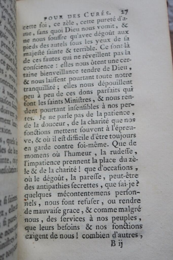 MASSILLON SENTIMENS D’UNE AME TOUCHEE DE DIEU TIRES DES PSEAUMES DE DAVID…1747