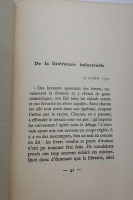 Reflections on post-war literature