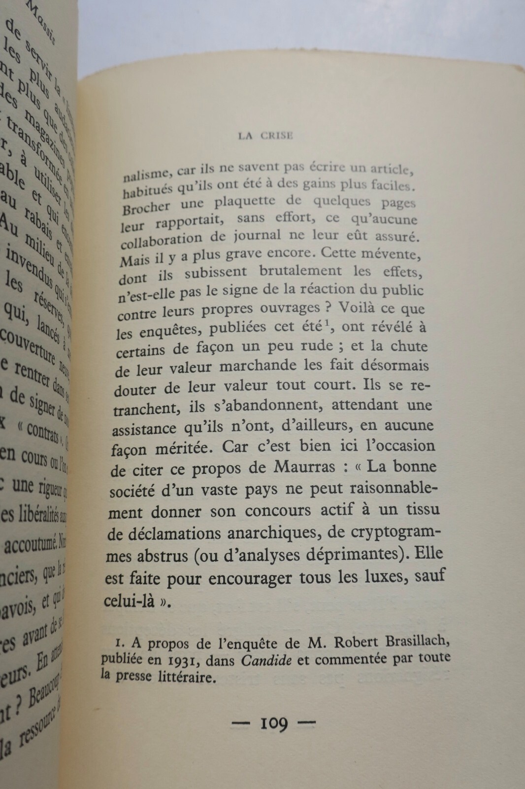 十年後：戦後文学への思索<span class="lla-card-orig-wrap"><span class="lla-card-orig">❦ MASSIS (Henri) Dix ans après. Réflexions sur la littérature d’après + dédicace</span></span> - La Librairie Antique