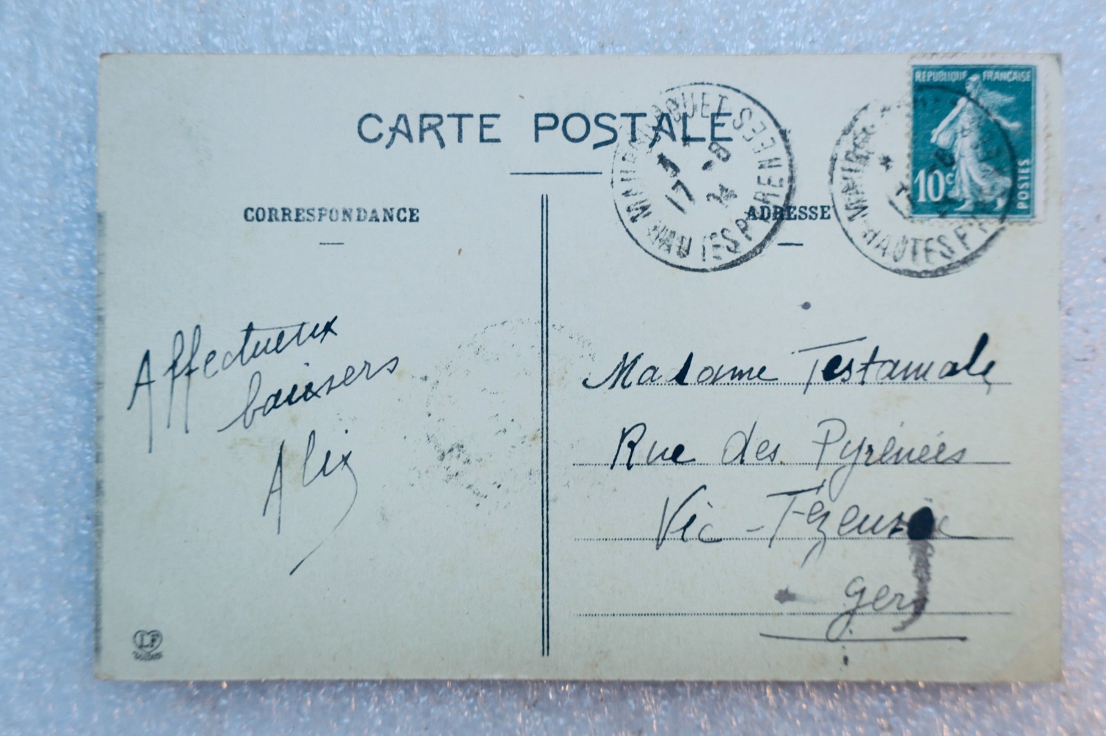 MAUBOURGUET hotel de ville - La Librairie Antique