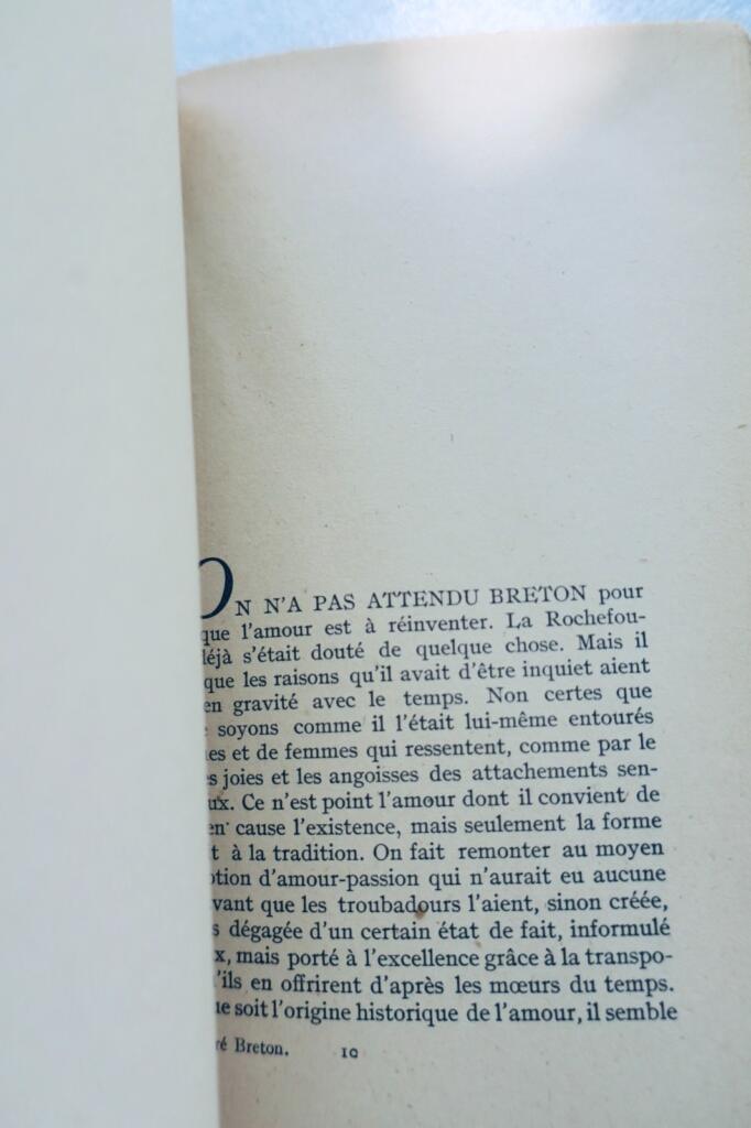 MAURIAC, Claude André Breton