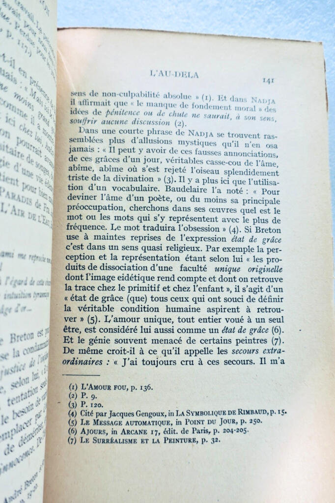 MAURIAC, Claude André Breton
