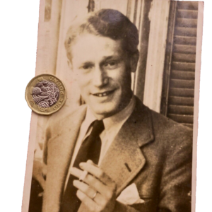 Maurice Druon 90 x 123 mm. Silver Film Photo