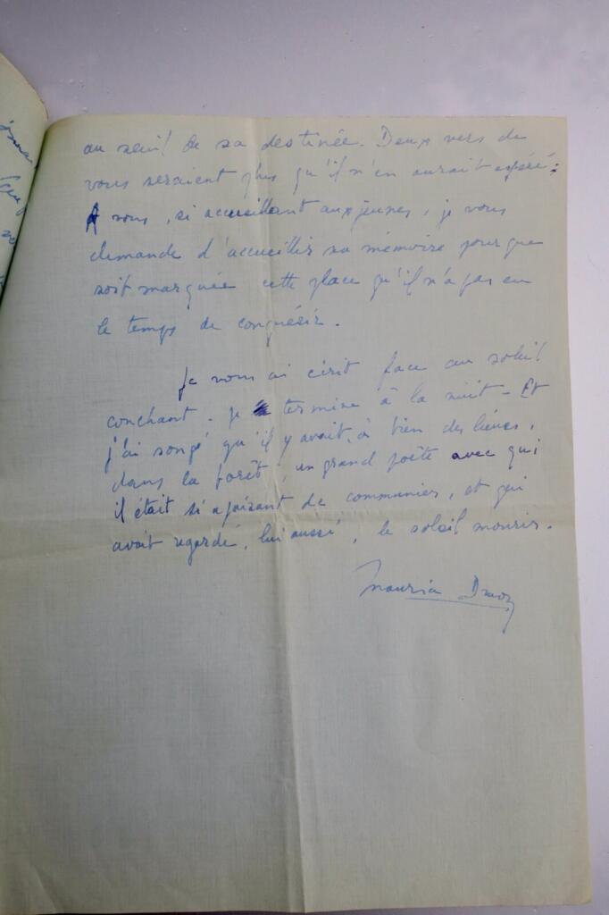 Autographe Briefe an Dichter Fernand Gregh