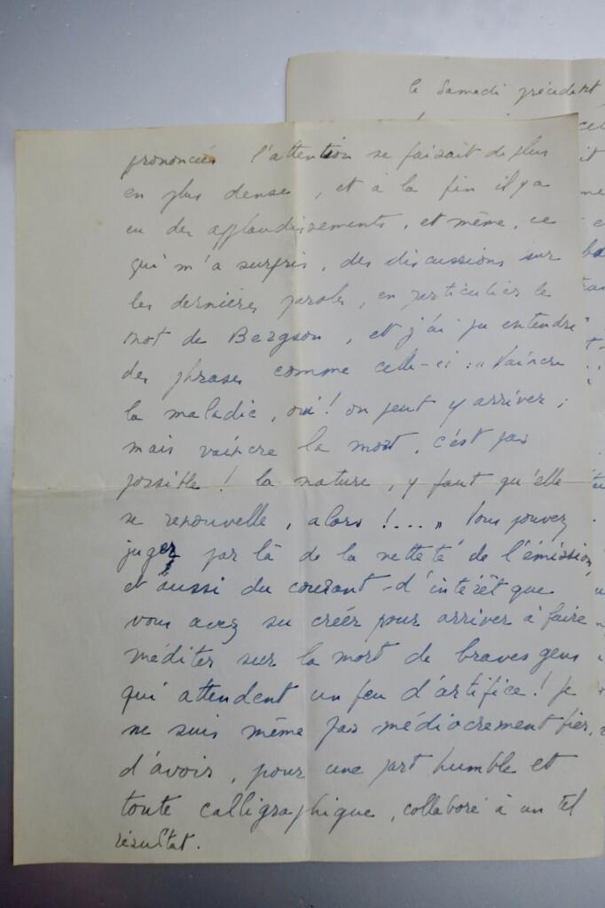 Autographe Briefe an Dichter Fernand Gregh