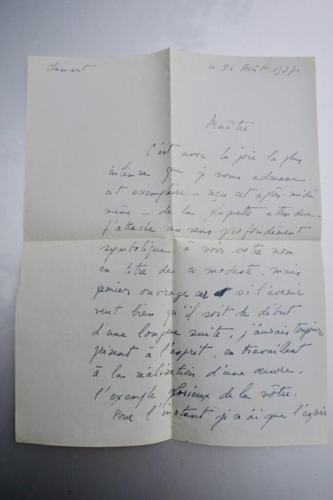 Autographe Briefe an Dichter Fernand Gregh
