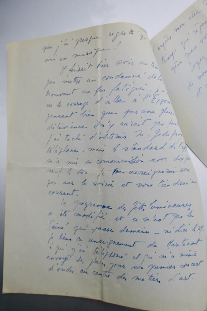 DRUON correspondence with GREGH, autographed letters 1937