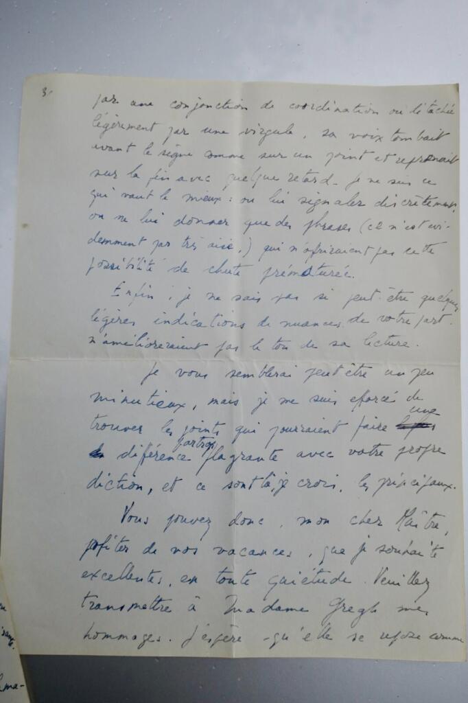 Autographe Briefe an Dichter Fernand Gregh