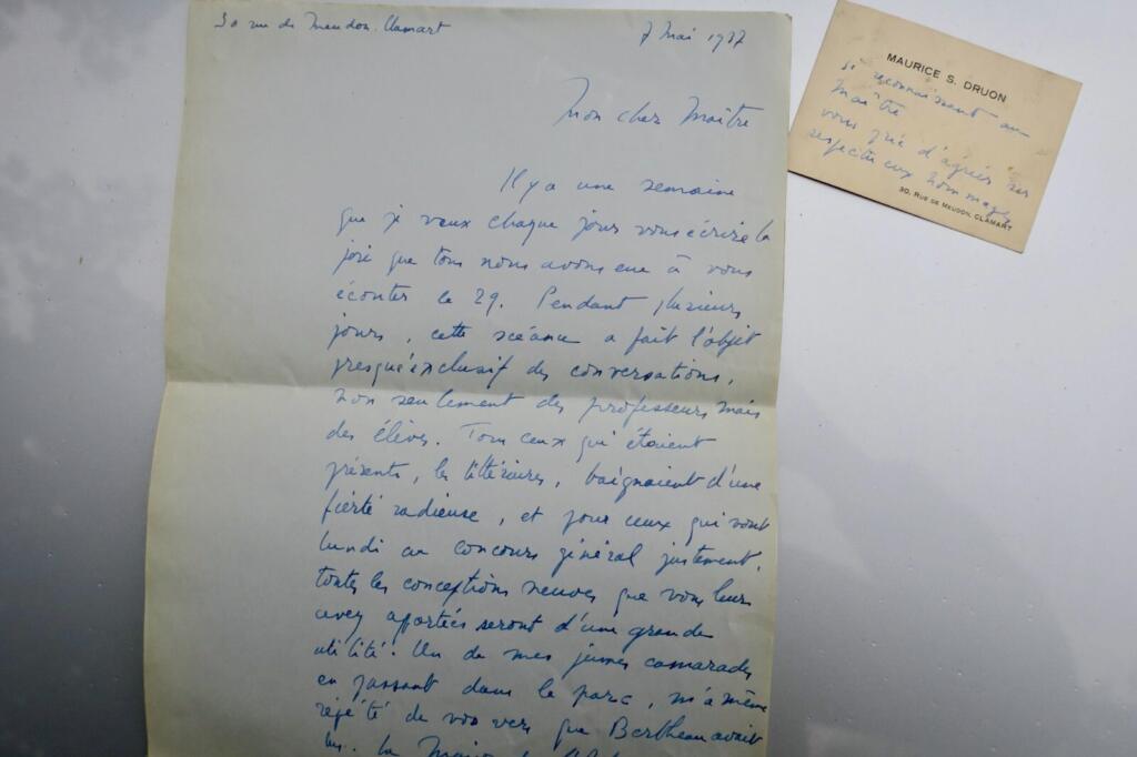 Autographe Briefe an Dichter Fernand Gregh