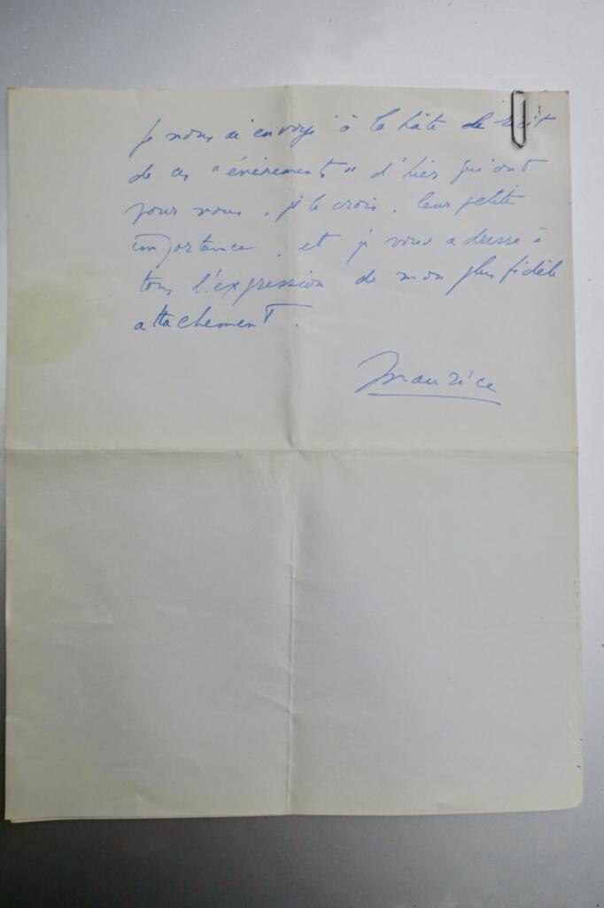 Autographe Briefe an Dichter Fernand Gregh