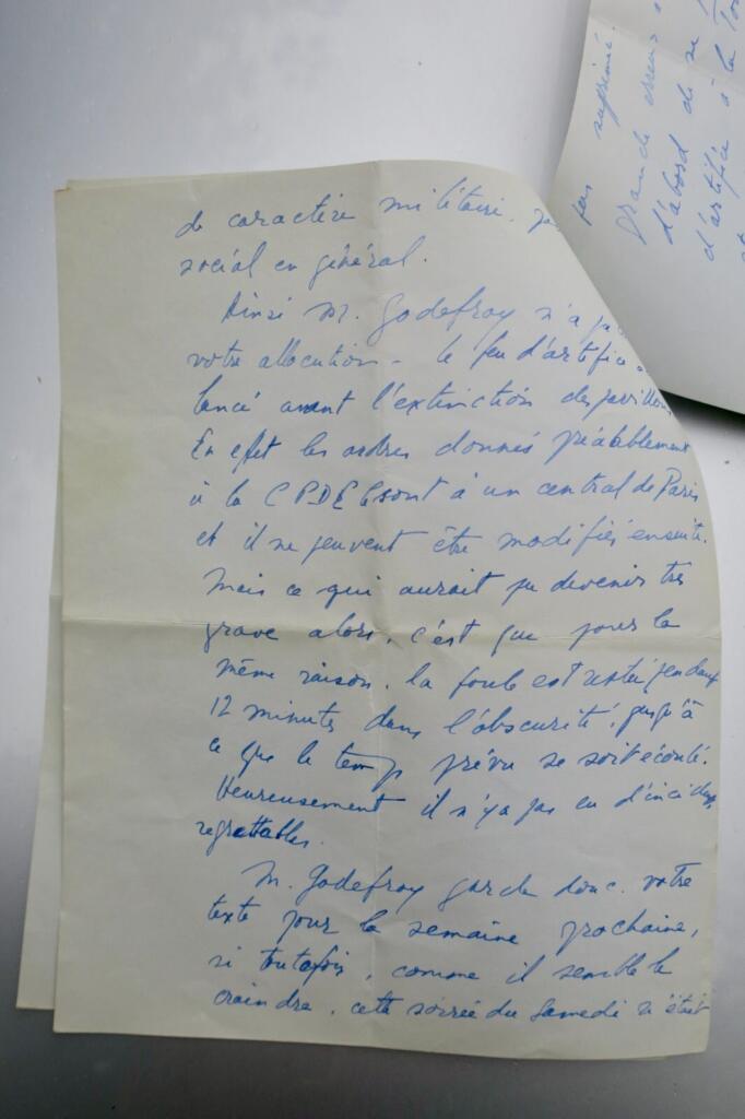 DRUON correspondence with GREGH, autographed letters 1937