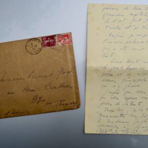 Maurice Druon ensemble de lettres autographes au poète Fernand Gregh 1937
