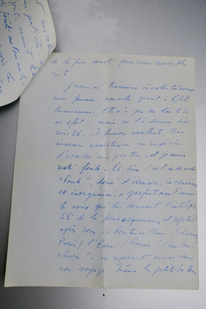 DRUON correspondence with GREGH, autographed letters 1937