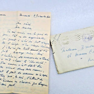 Maurice DRUON lettre autographes signée