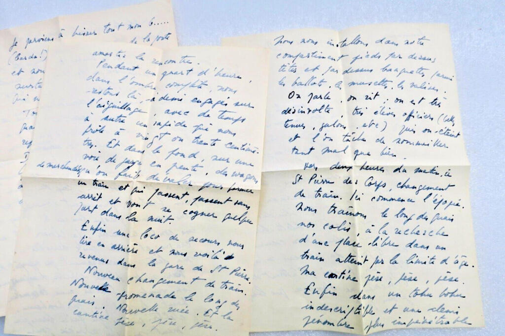 Signed autograph letter from Maurice DRUON