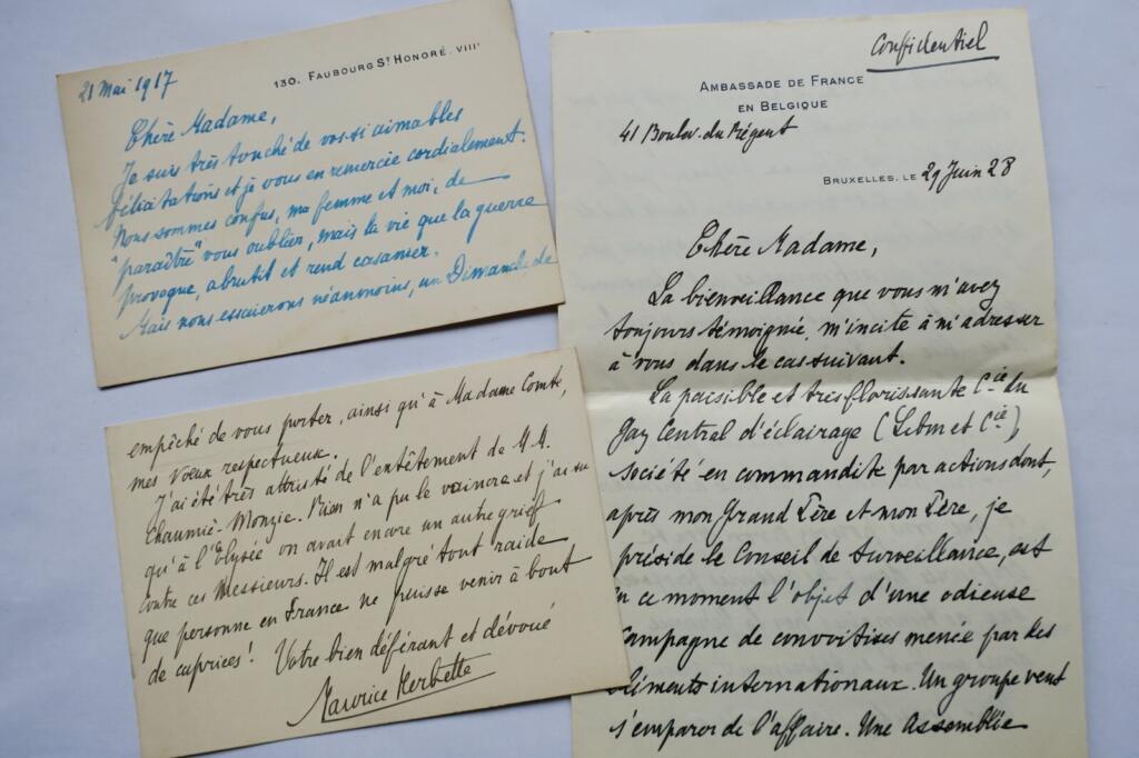 Schöne Karten und eigenhändige Handschriftenbriefe