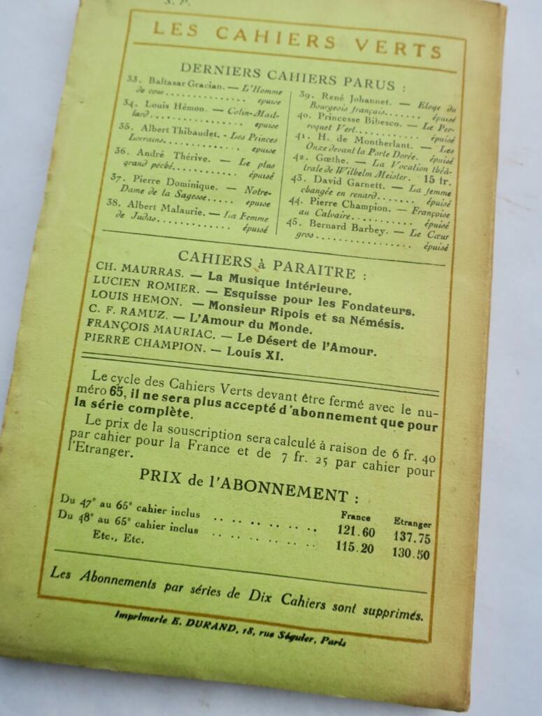 MAUROIS (André) Dialogues sur le commandement + dédicace