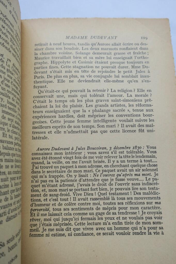 Biografie von George Sand