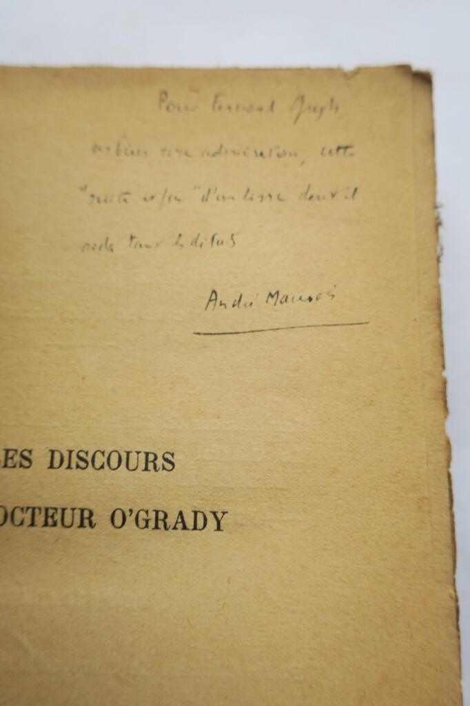 Doctor O'Grady's Discourses with Author Letter