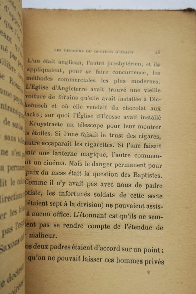 Doctor O'Grady's Discourses with Author Letter