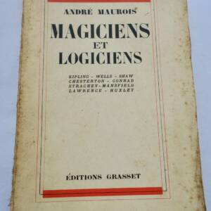 Maurois ( André ). Magiciens et Logiciens S.P. + dédicace