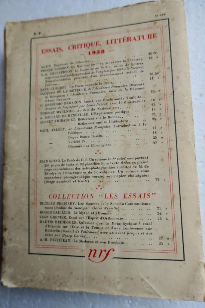 Historische Einblicke von 1927-1937