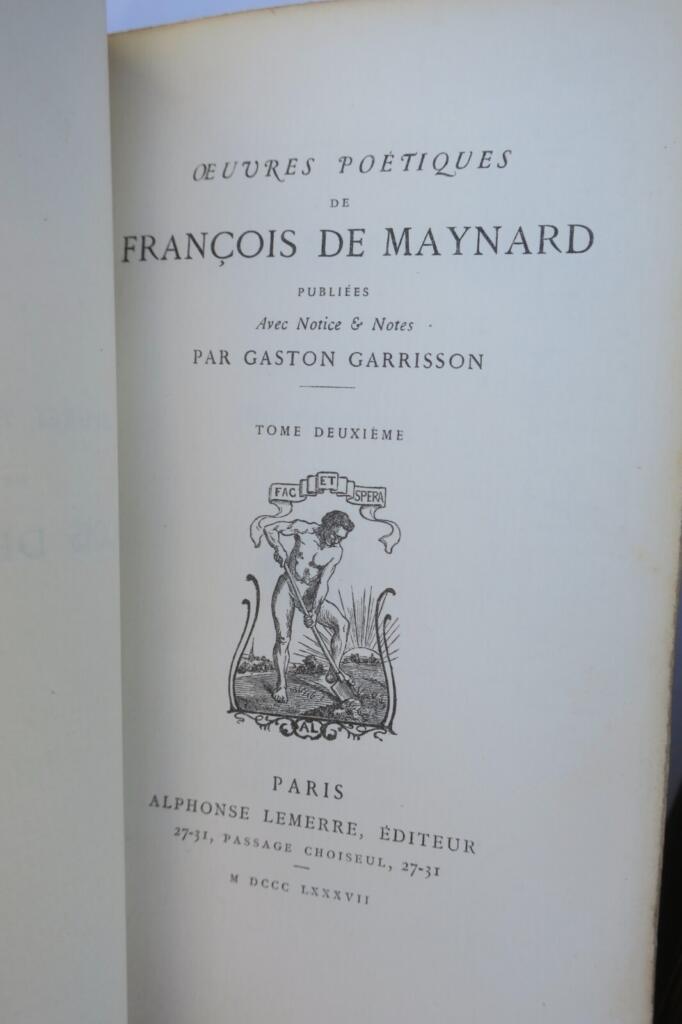 Gedichte von François de Maynard