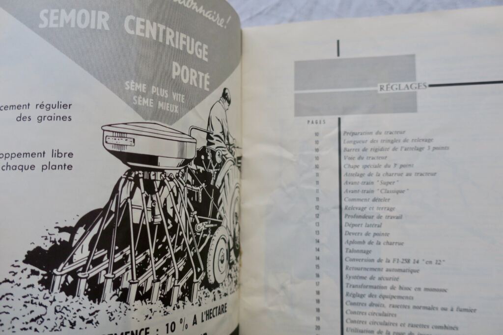 Mc Cormick CHARRUES livrets d’entretien & catalogues